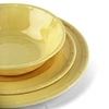 yellow melamine dinnerware
